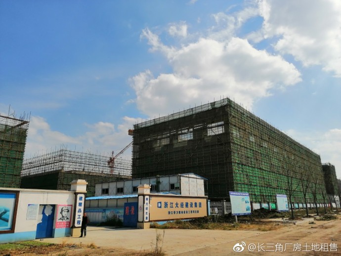 G2163 上海一小时车程 上海一百公里范围 湖州南浔 新建双层厂房厂房出租 每层7261平方米 底层高7.8米 可分租