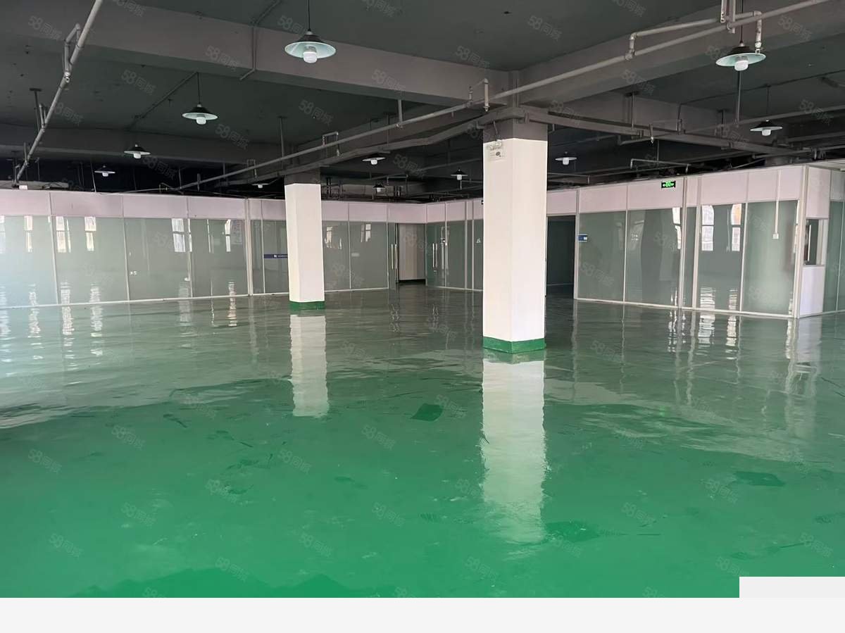 郑州高新区 570平轨交口厂房新做的地坪漆有货梯厂房出租单层
