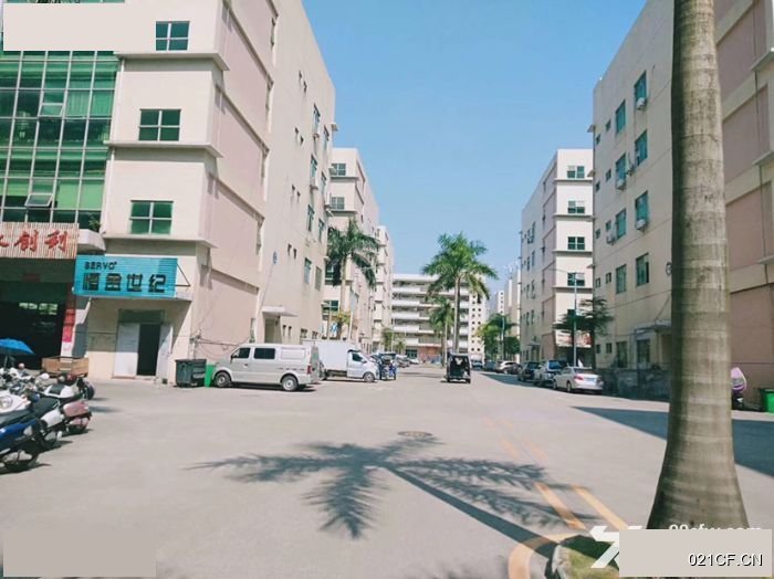 深圳宝安石岩大型工业园大型工业园整层带装修靠近汽车2000㎡独门独院多层大车进出厂房出租