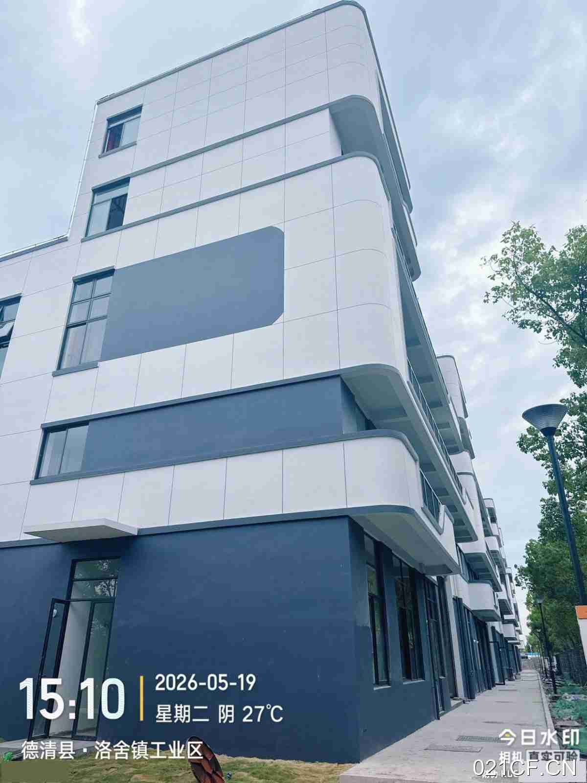 杭州余杭勾庄独栋二层火车头（层高8米 无2000㎡全新厂房出售