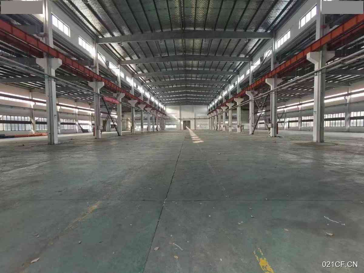 宁波北仑大碶重工业有行车1000㎡独门独院单层大车进出厂房出售