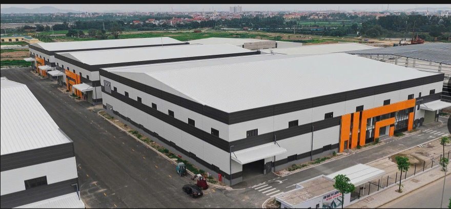 越南北宁省顺城3B产业区新厂房出租 40000㎡ 6栋双层 可分租3570㎡起