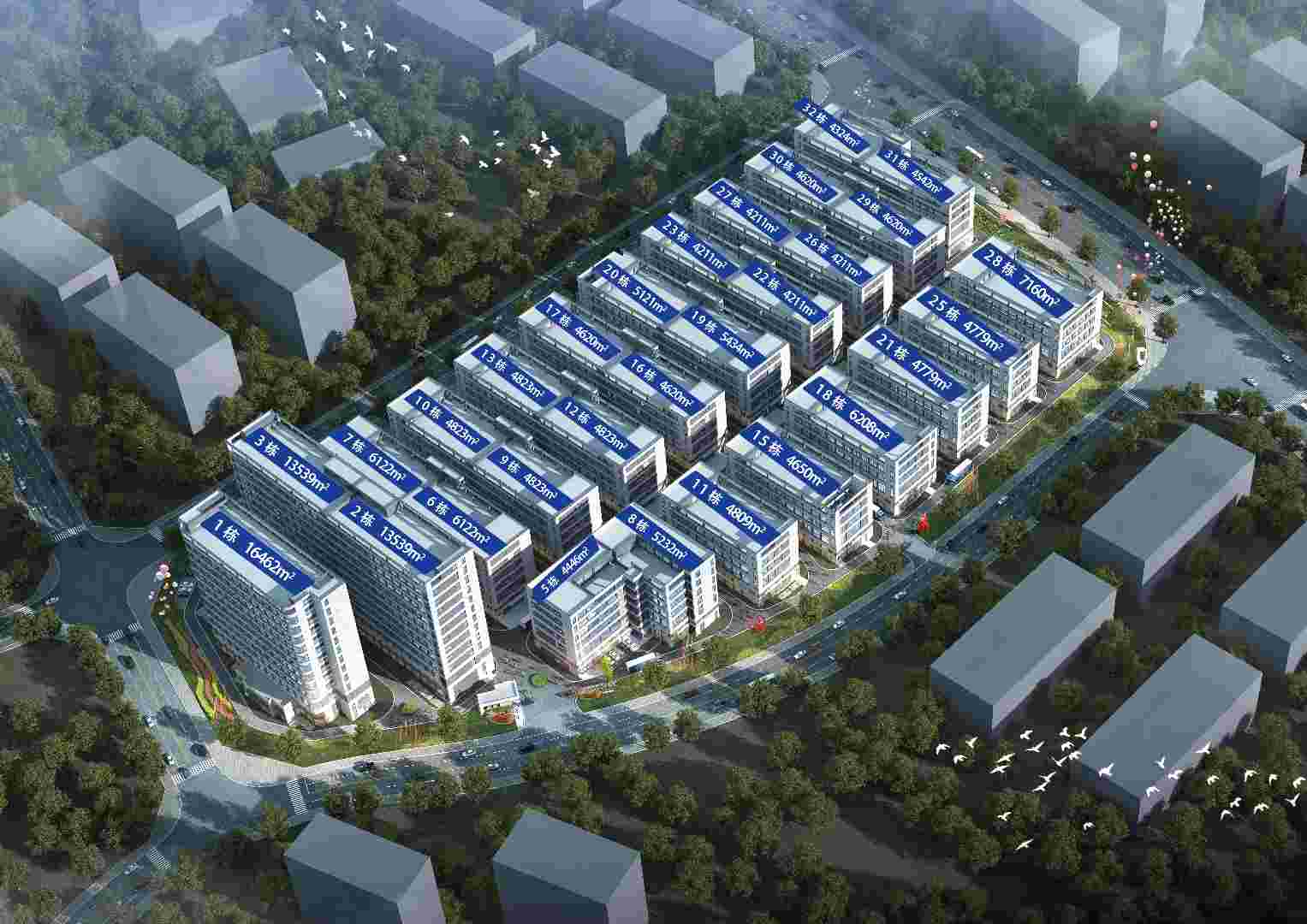惠州惠阳厂房出售 惠阳新智能科技产业园 近深圳龙岗 分层+独栋可选